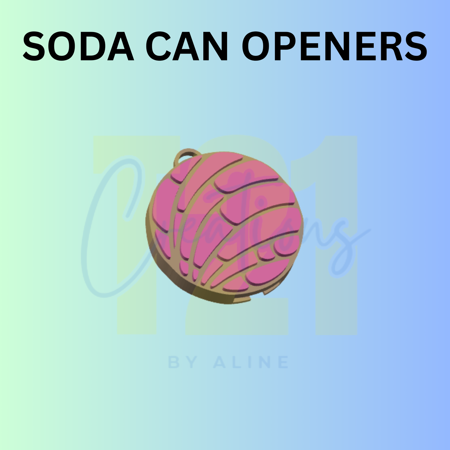 CONCHA H K SODA CAN OPENER KEYCHAIN