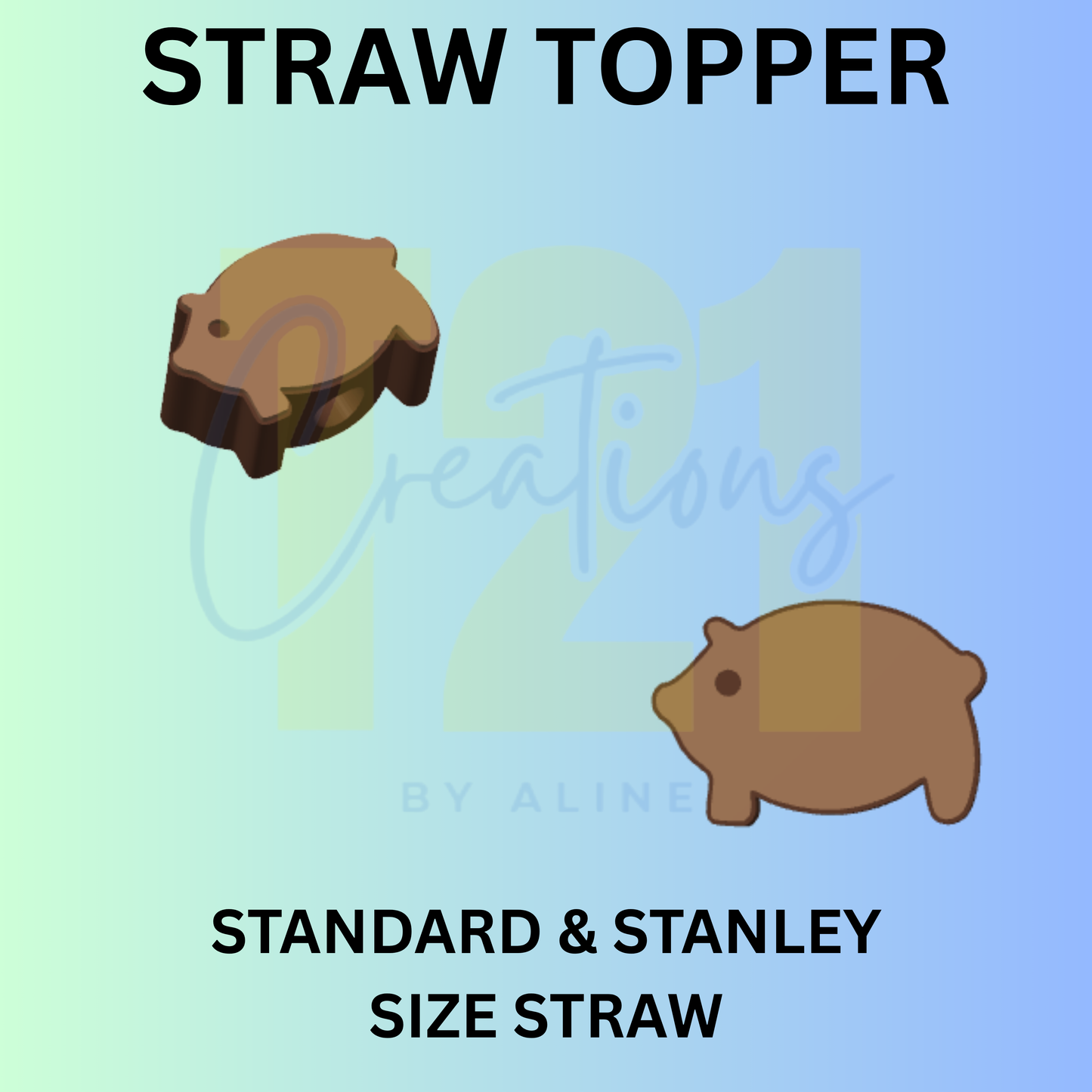 GALLETA MARRANITO STRAW TOPPER