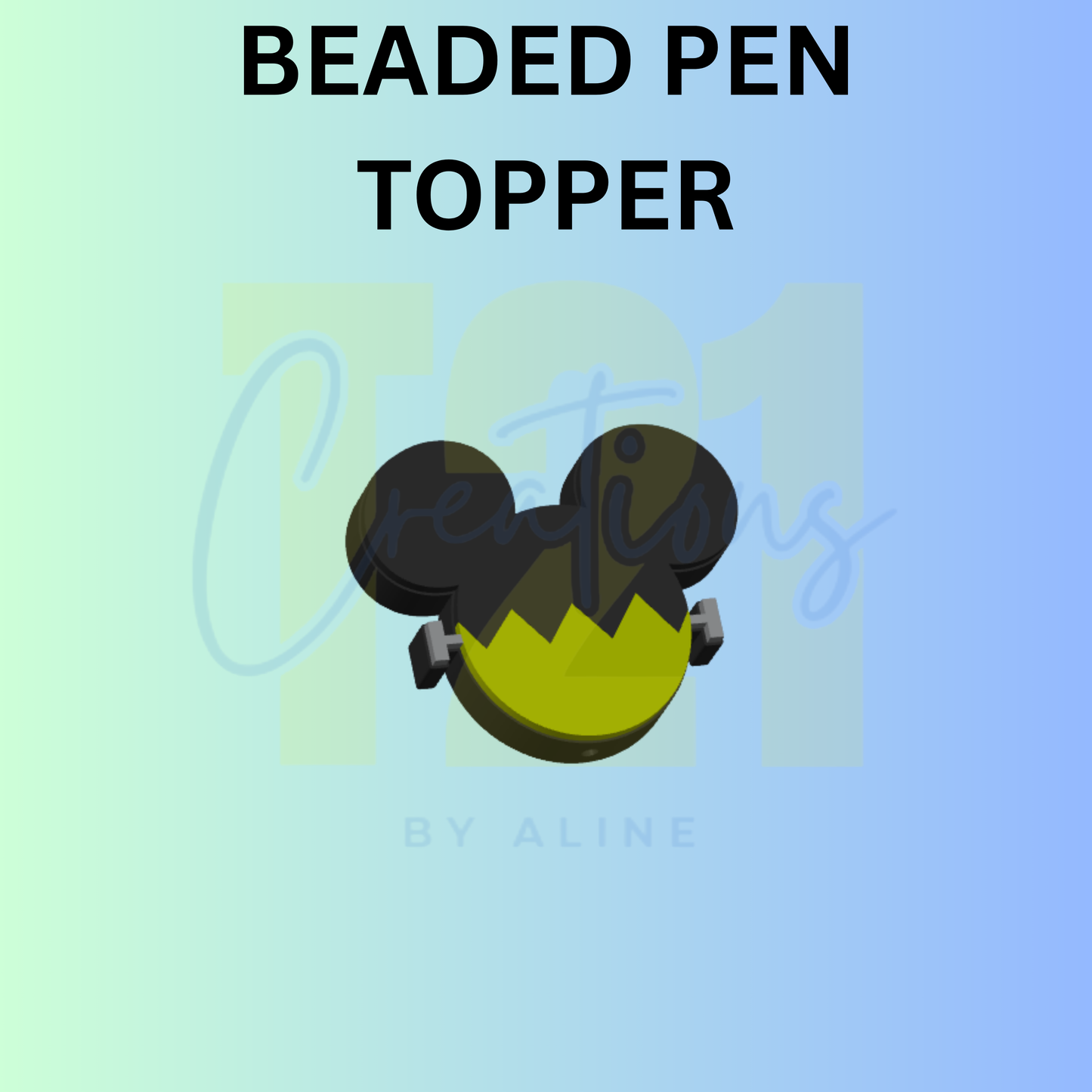 BOY MOUSE ZOMBIE PEN TOPPER