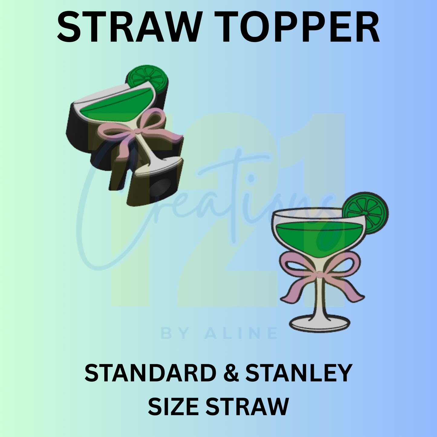 MARGARITA STRAW TOPPER