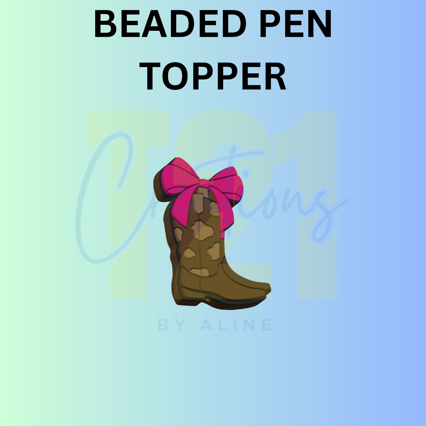 COQUETTE BOOT 2 PEN TOPPER