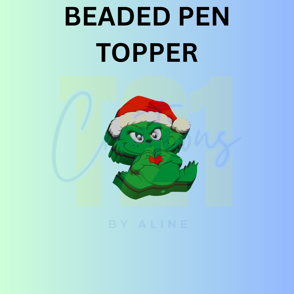 BABY GROUCH HEART PEN TOPPER