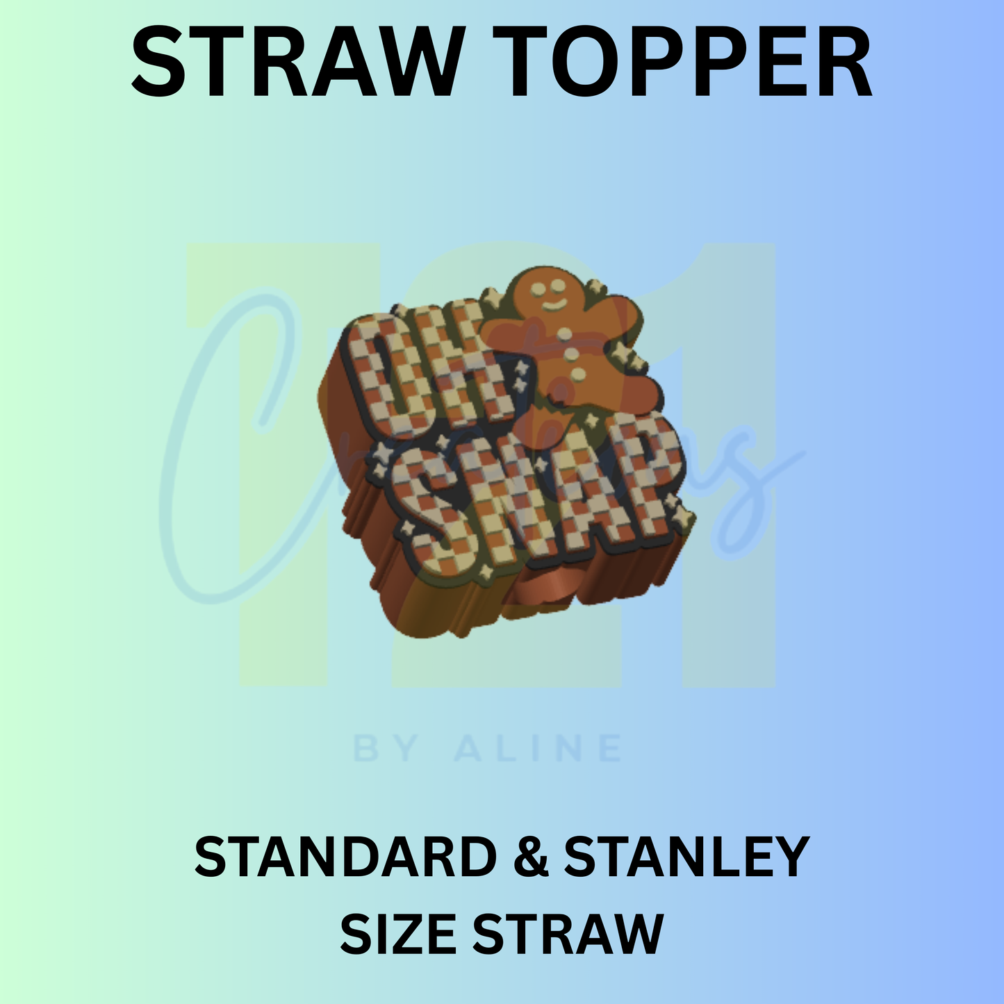 OH SNAP STRAW TOPPER
