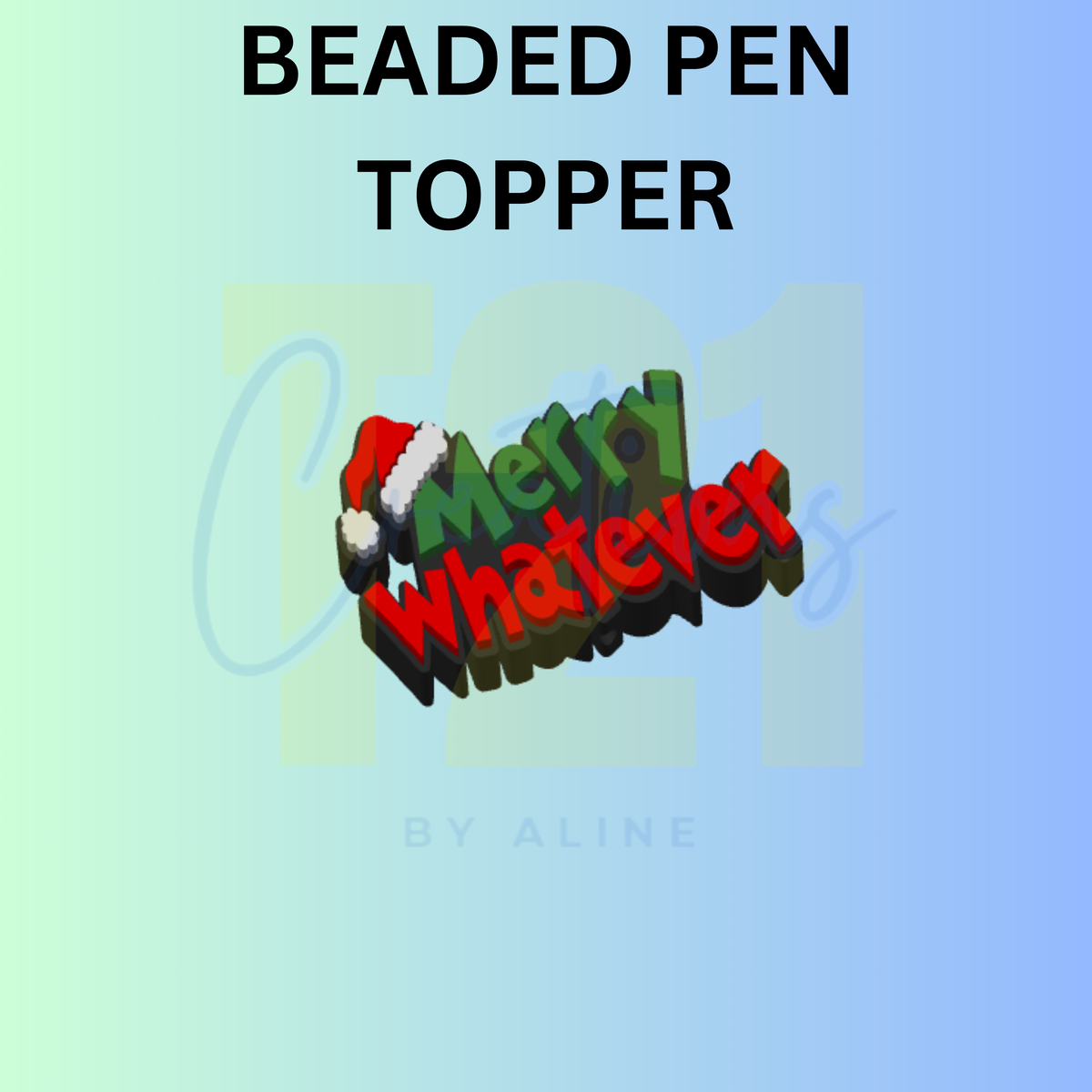 MERRY WHATEVER PEN TOPPER