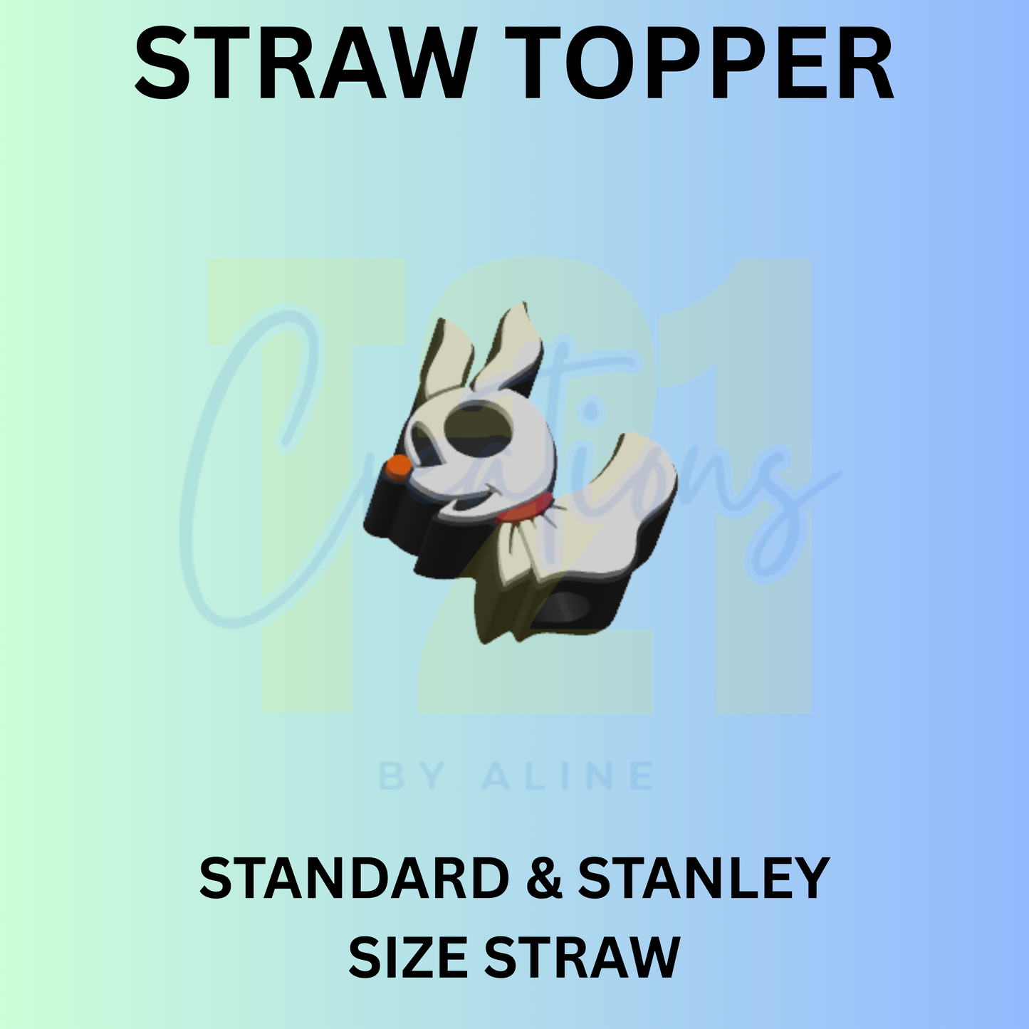 GHOST DOG 2 STRAW TOPPER