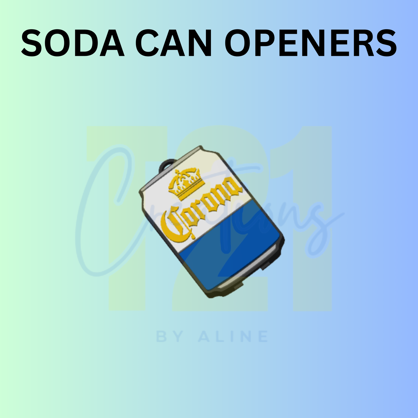 BEER 1 CAN OPENER KEYCHAIN