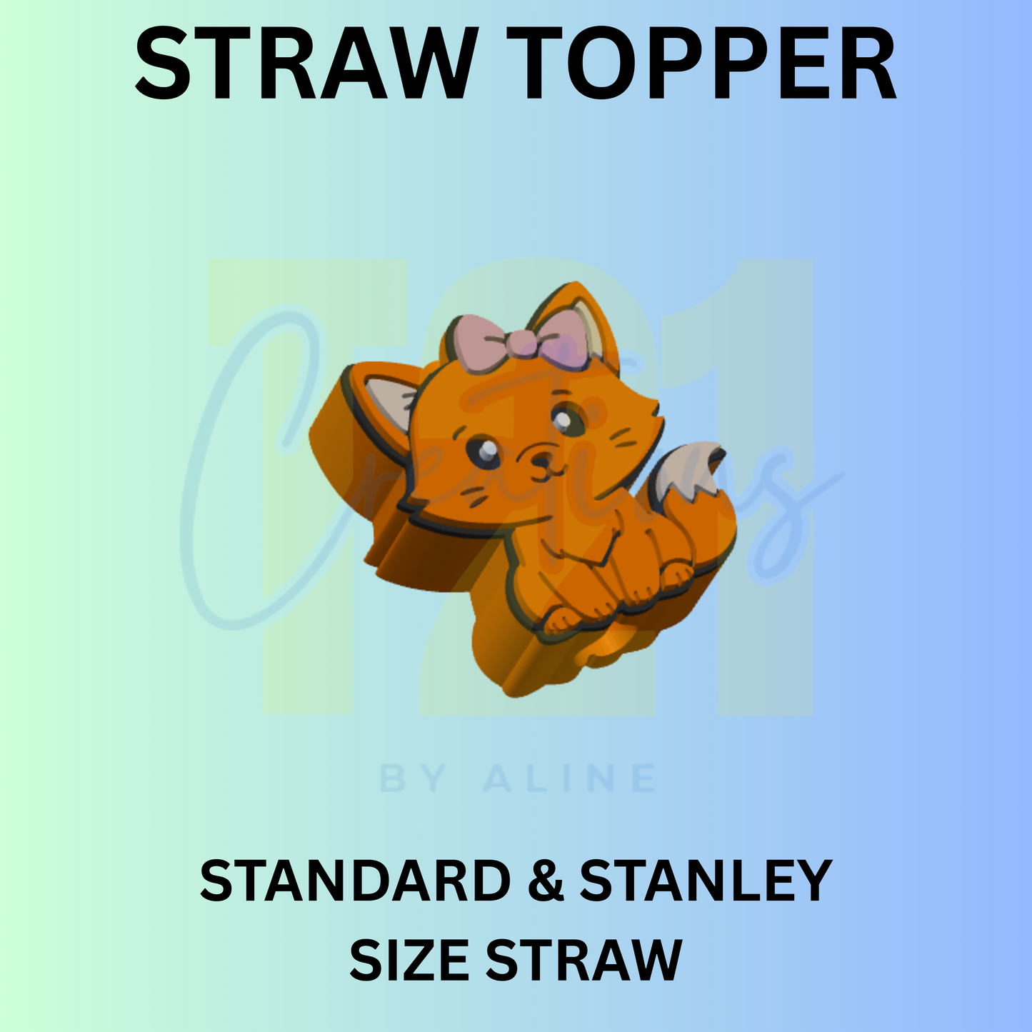 FOX STRAW TOPPER