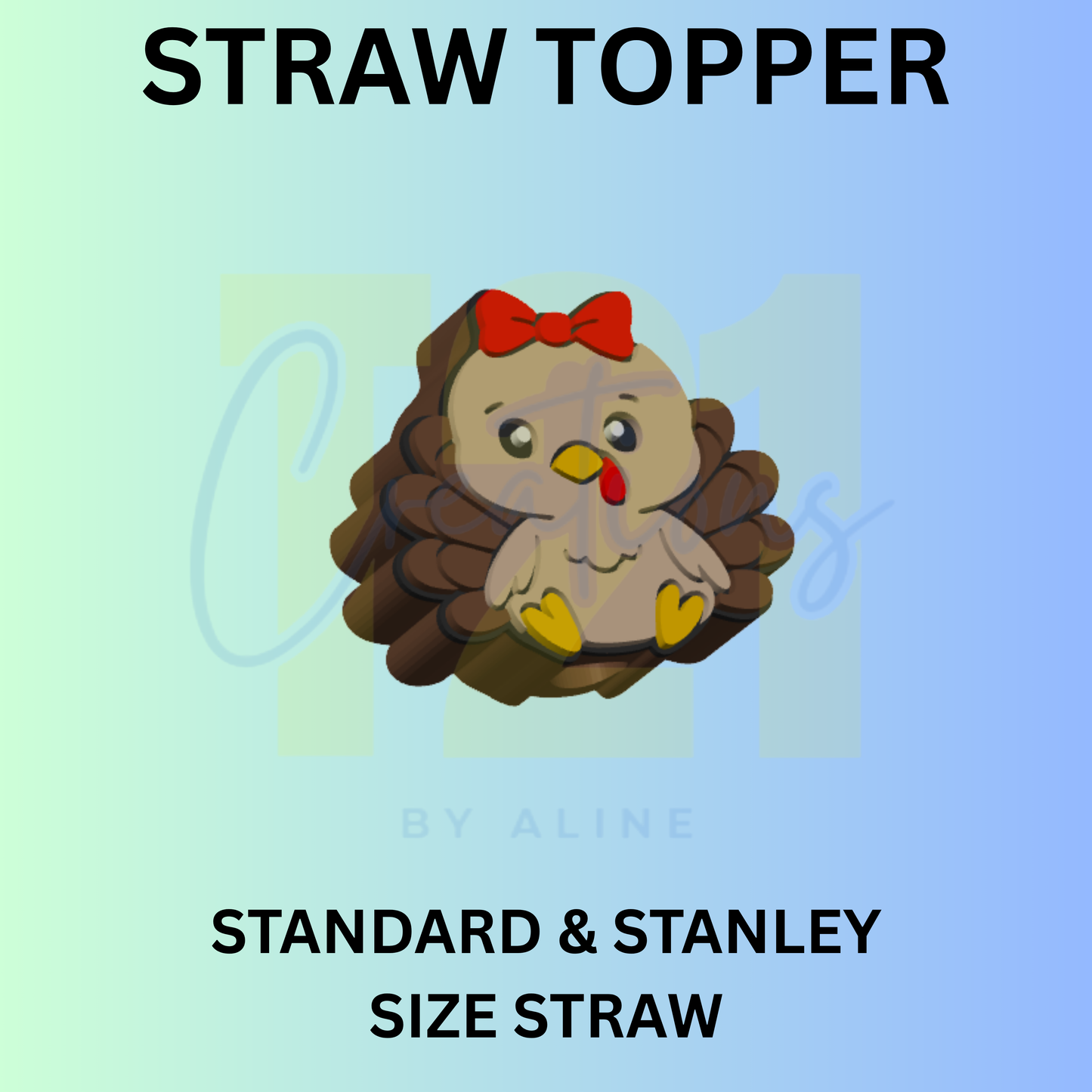 TURKEY STRAW TOPPER