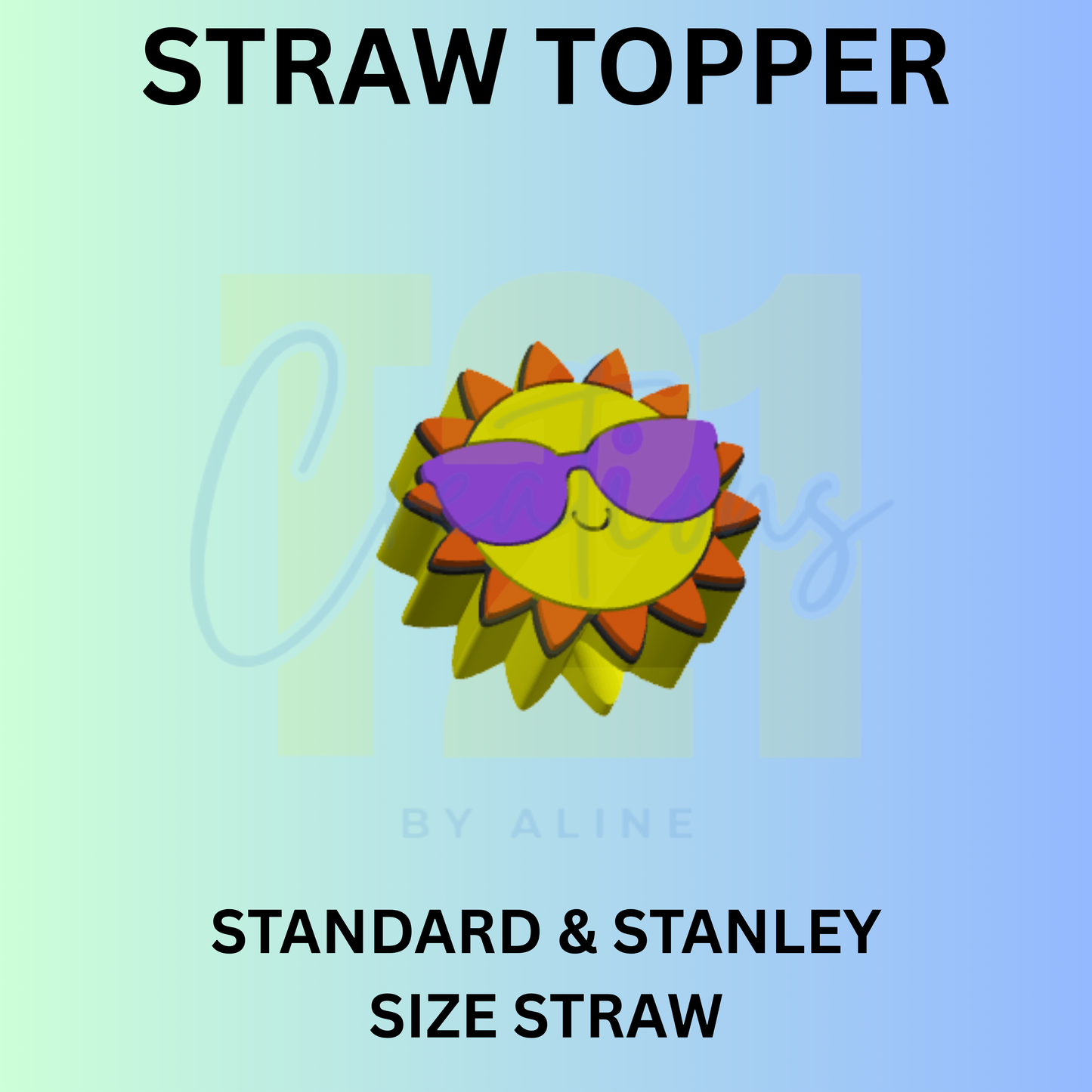 COOL SUN STRAW TOPPER