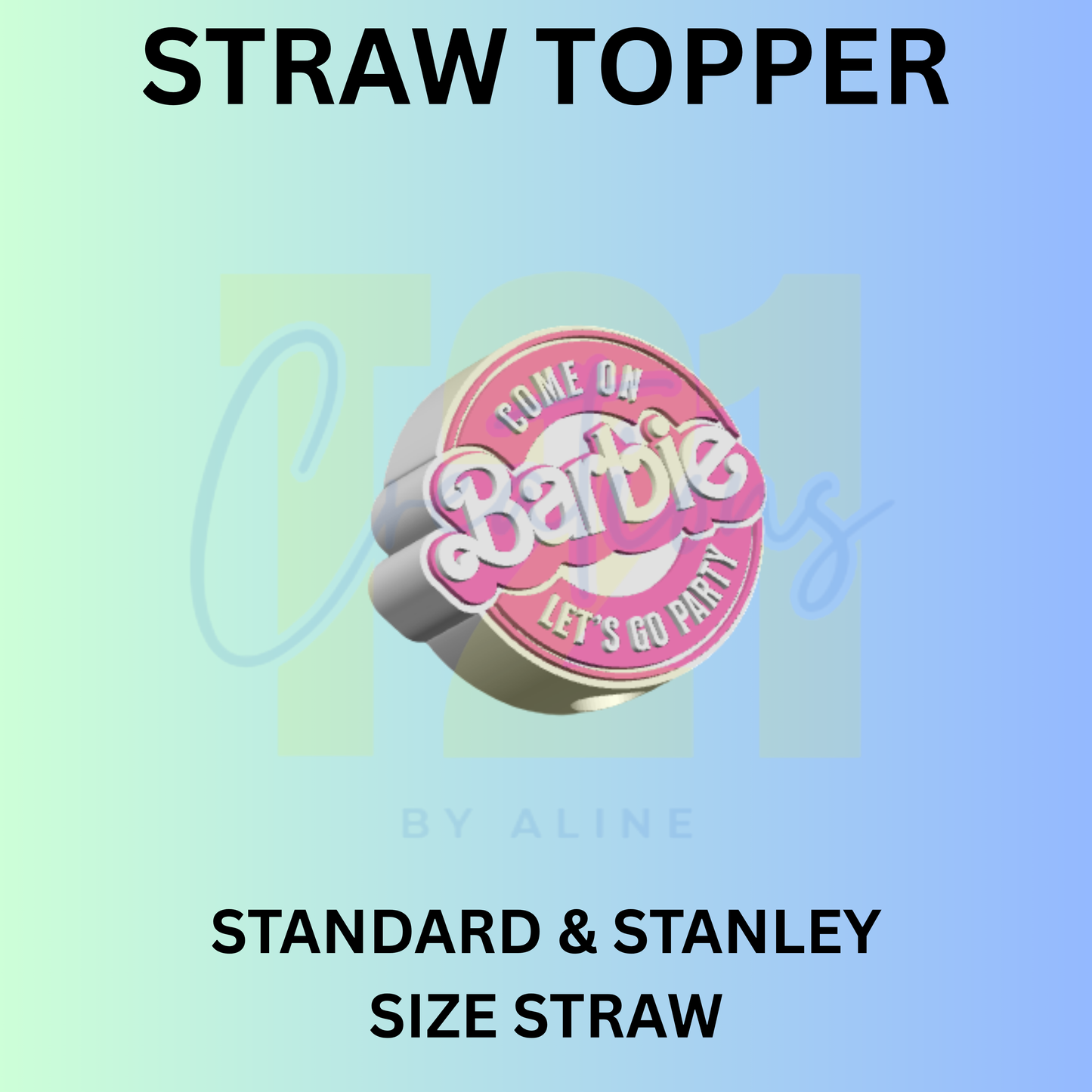 DOLLS STRAW TOPPER