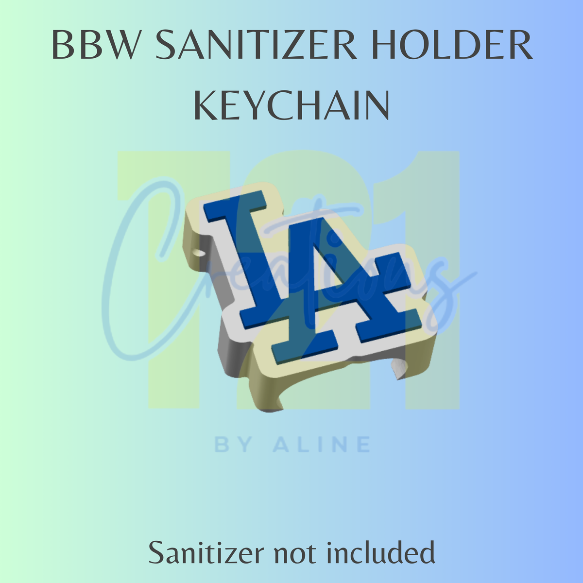 LA BBW SANITIZER KEYCHAIN
