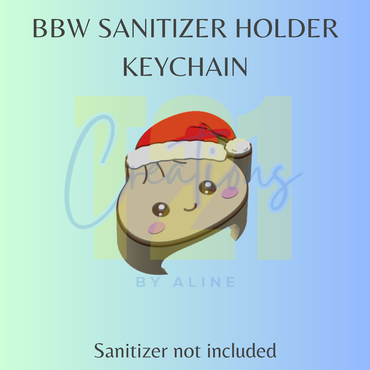 XMAS DUMPLING BBW SANITIZER KEYCHAIN