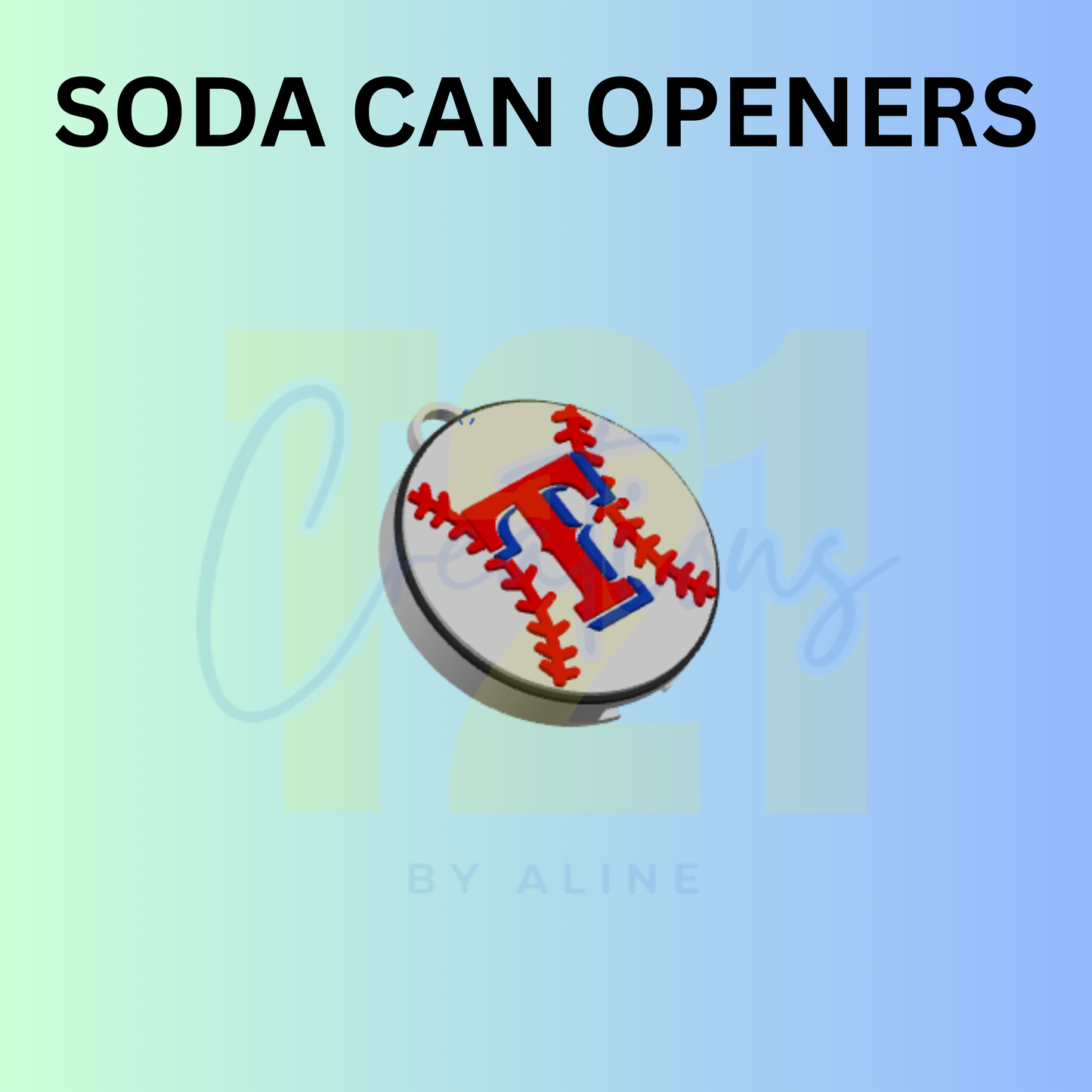 TEXAS 1 CAN OPENER KEYCHAIN