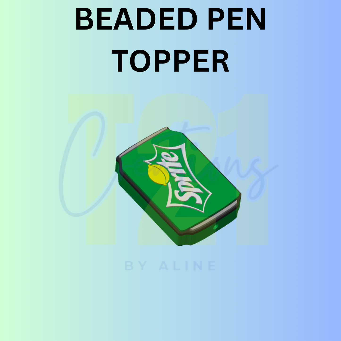 GREEN SODA PEN TOPPER