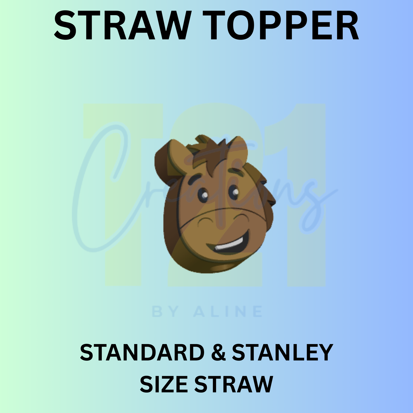 HORSE STRAW TOPPER