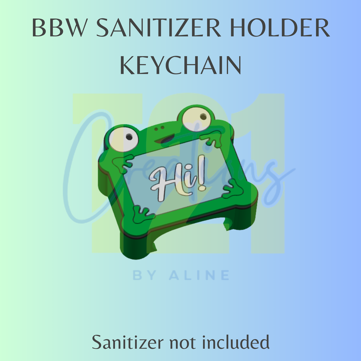 LILYPAD BBW SANITIZER KEYCHAIN