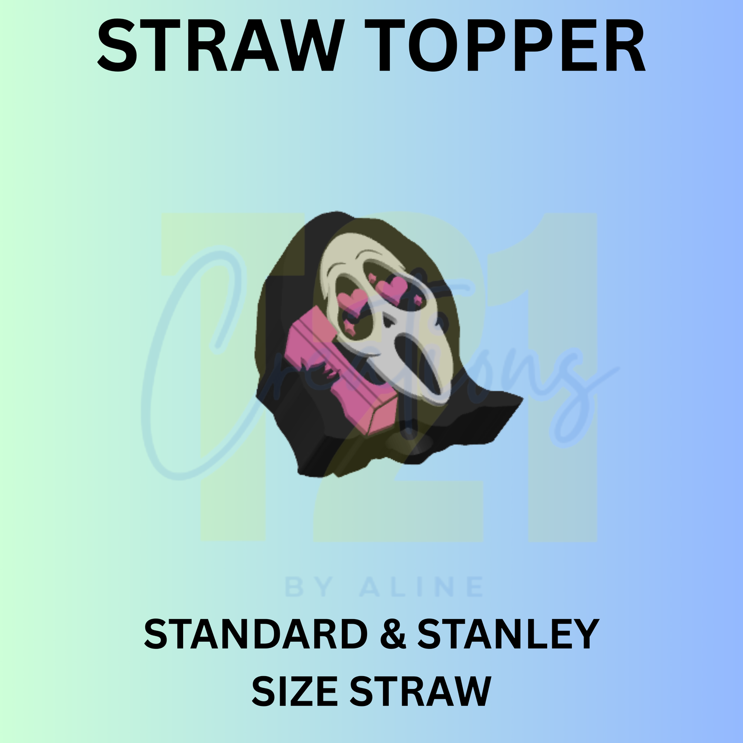 WHITE FACE STRAW TOPPER