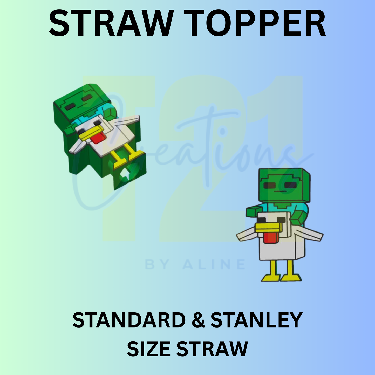 CHICKEN JOCKEY STRAW TOPPER