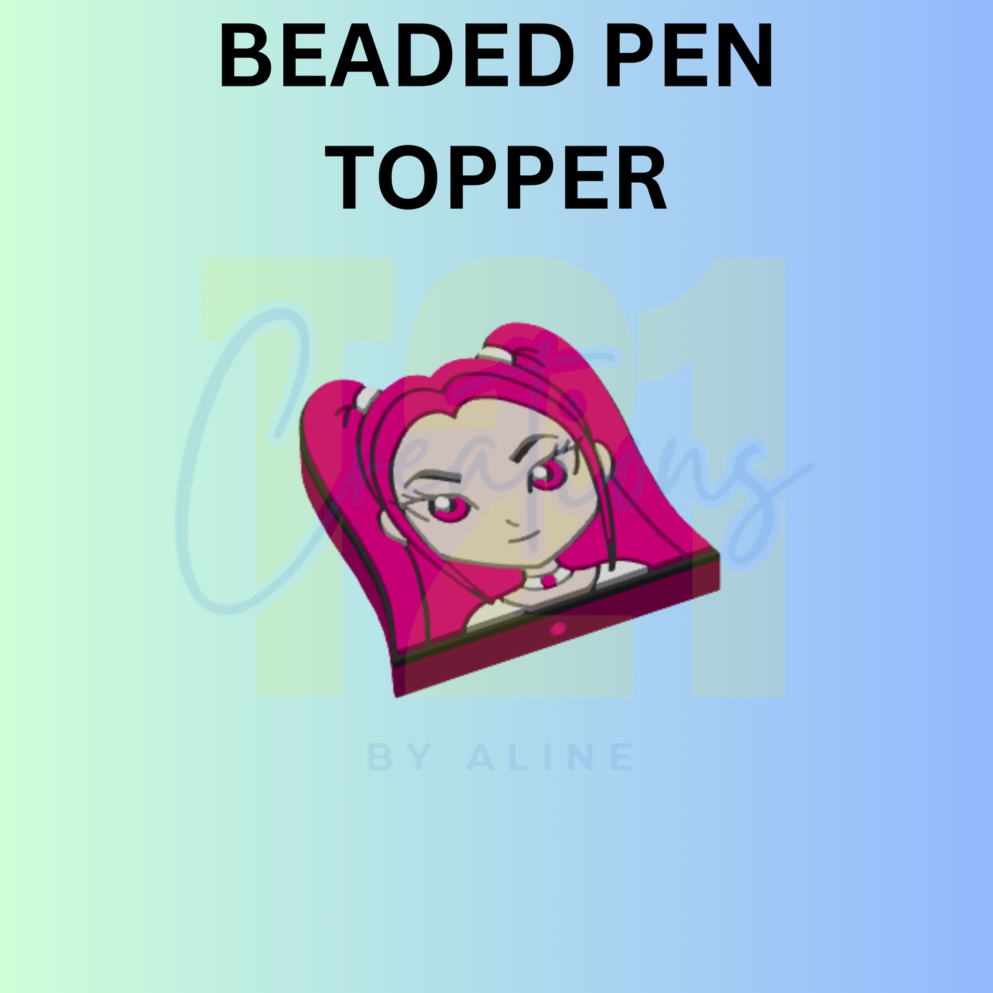 KPOP GIRL 2 PEN TOPPER