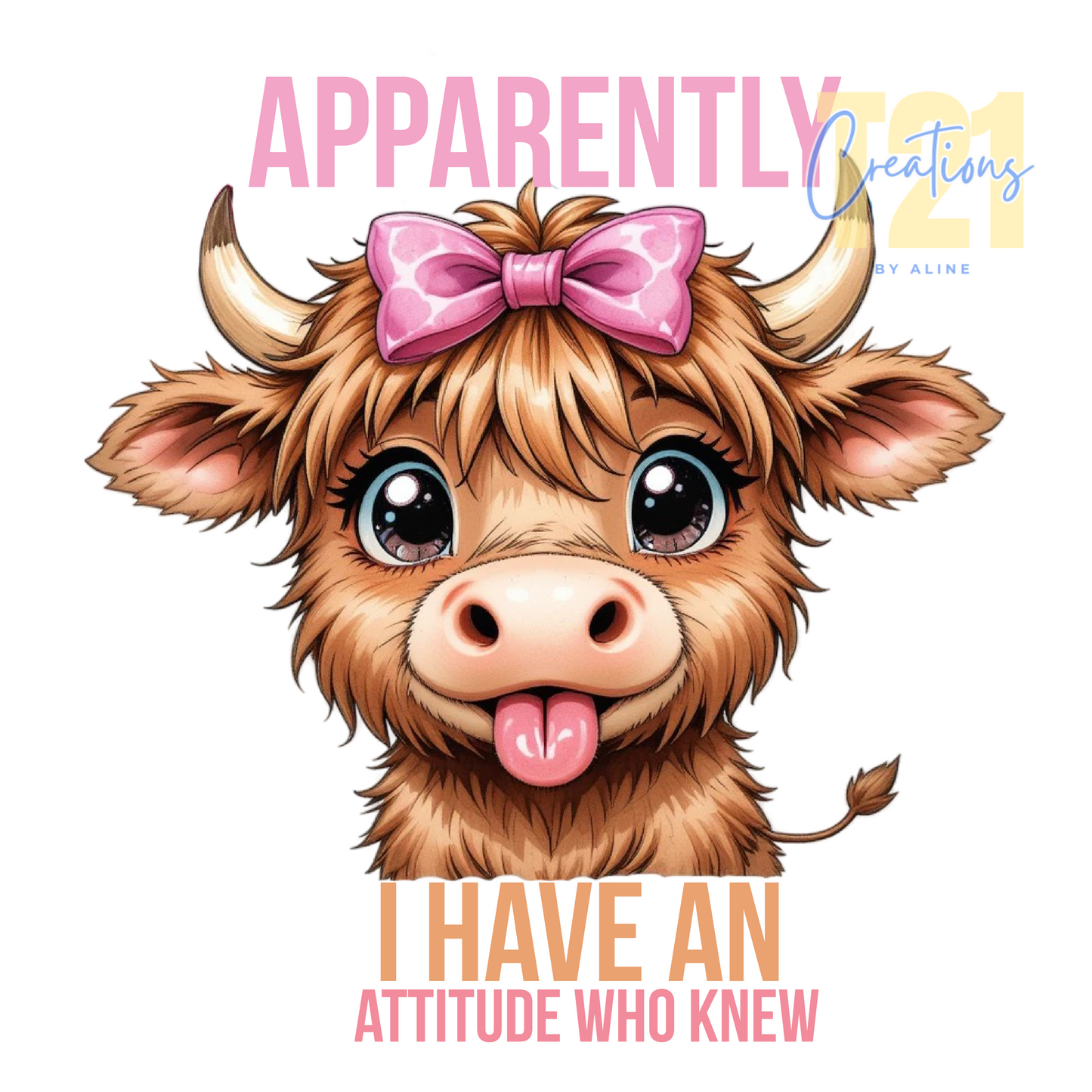 ATTITUDE COW DTF TRANSFER