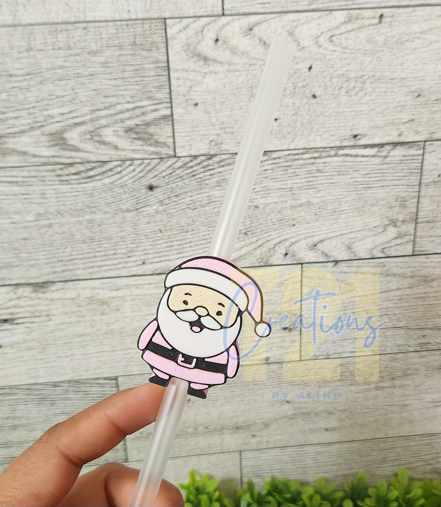 SANTA CLAUS STRAW TOPPER