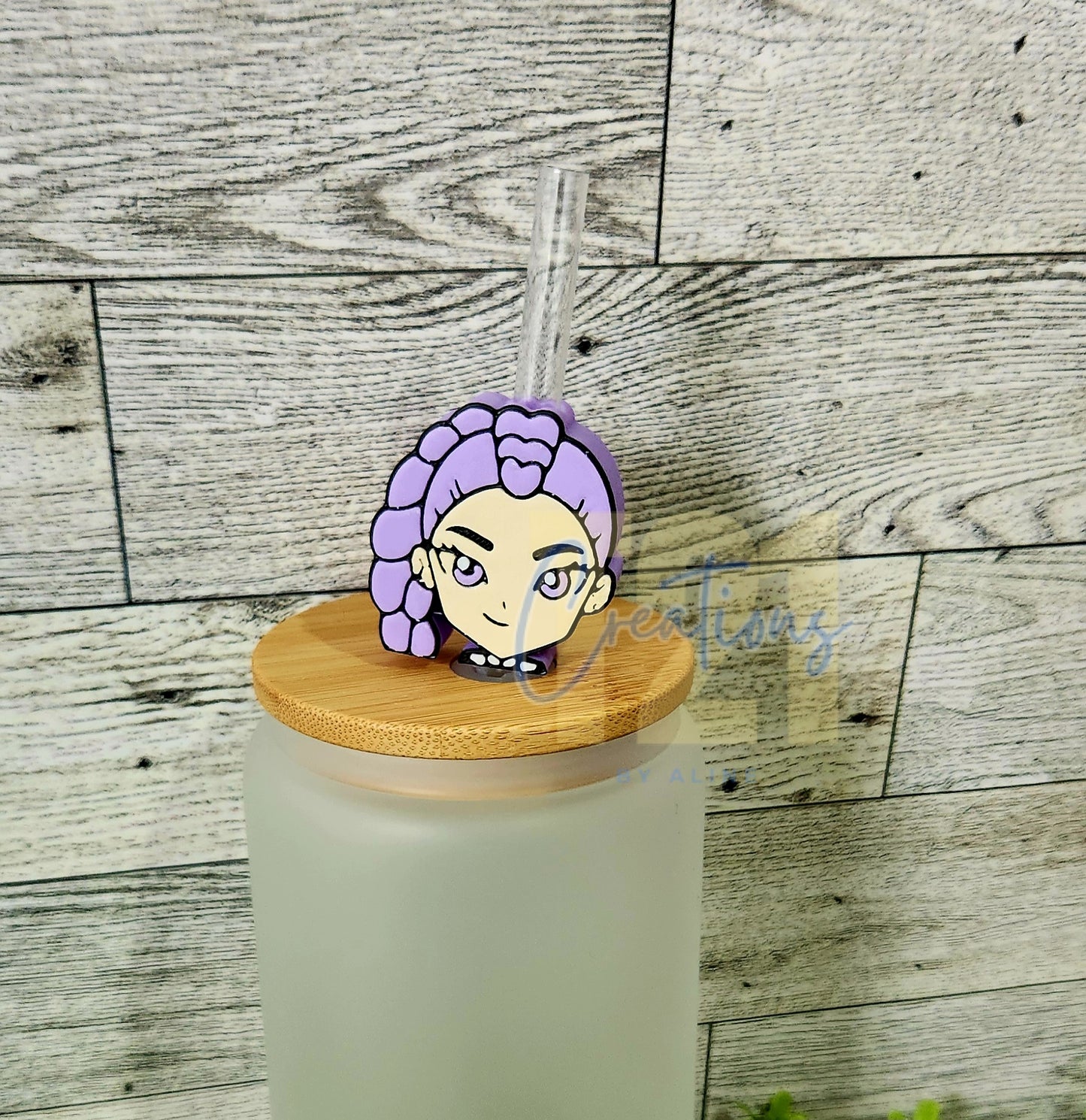 K GIRLS STRAW TOPPER