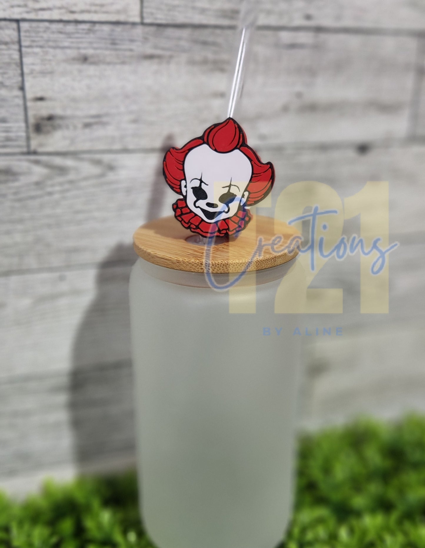 CLOWN STRAW TOPPER