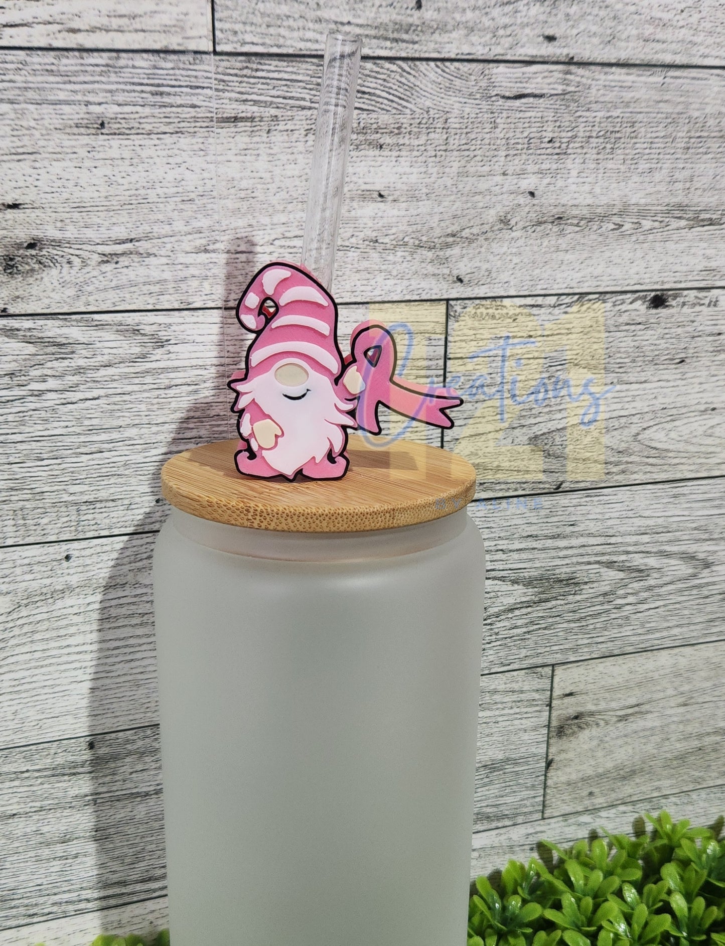 AWARENESS GNOME STRAW TOPPER