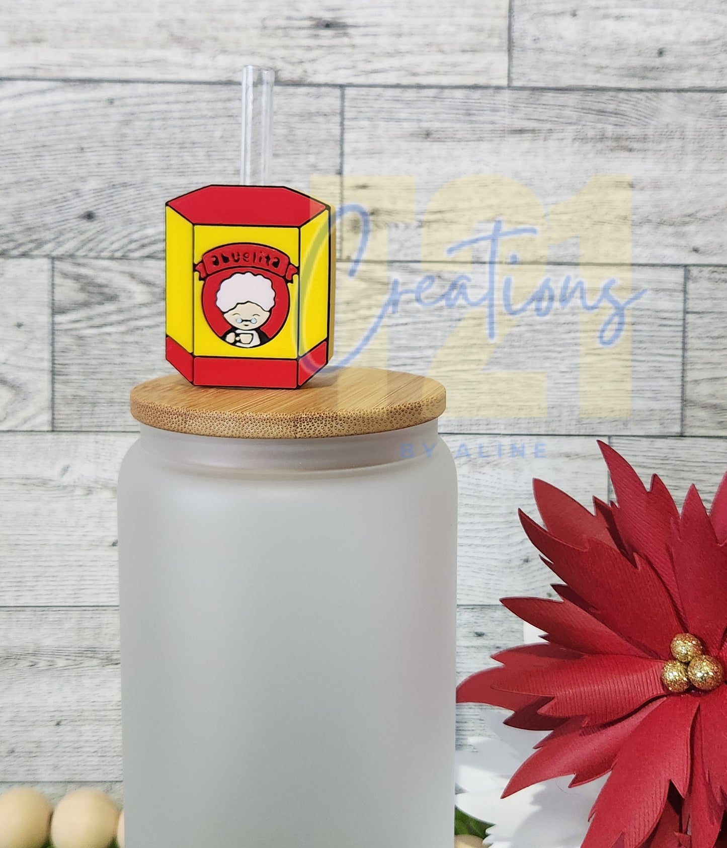 CHOCOLATE ABUELITA STRAW TOPPER