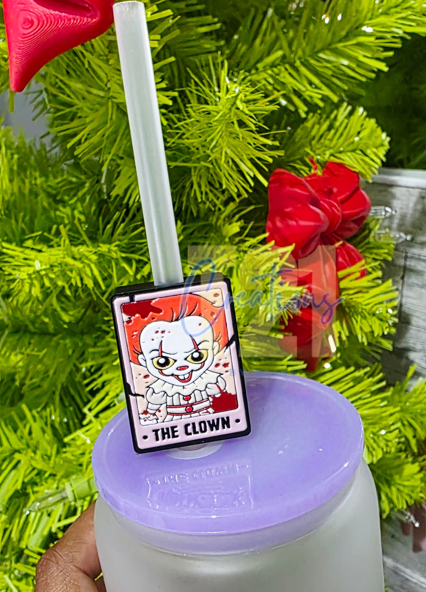 HORROR 7 STRAW TOPPER