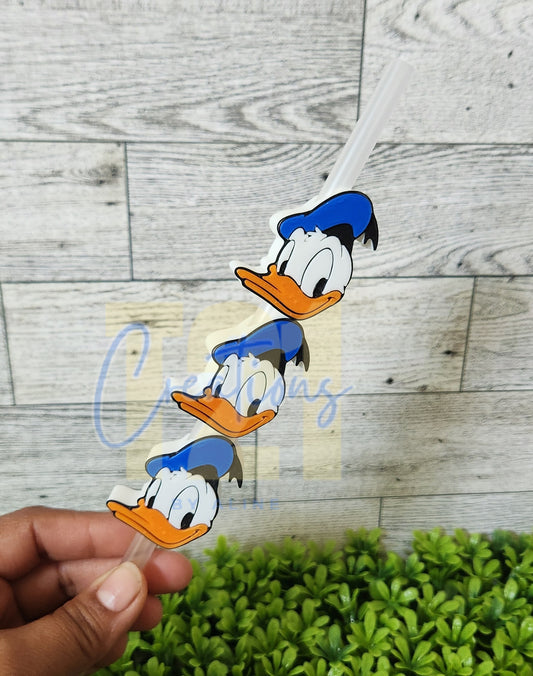 BOY DUCK STRAW TOPPER