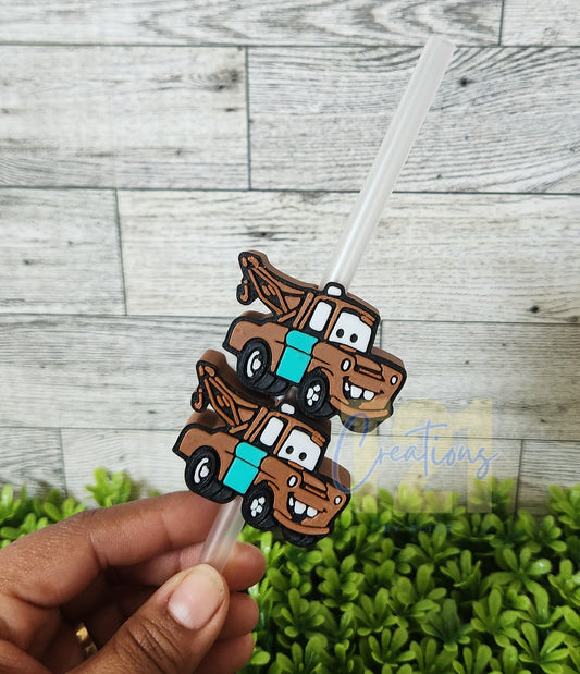 TOW-MATTER STRAW TOPPER