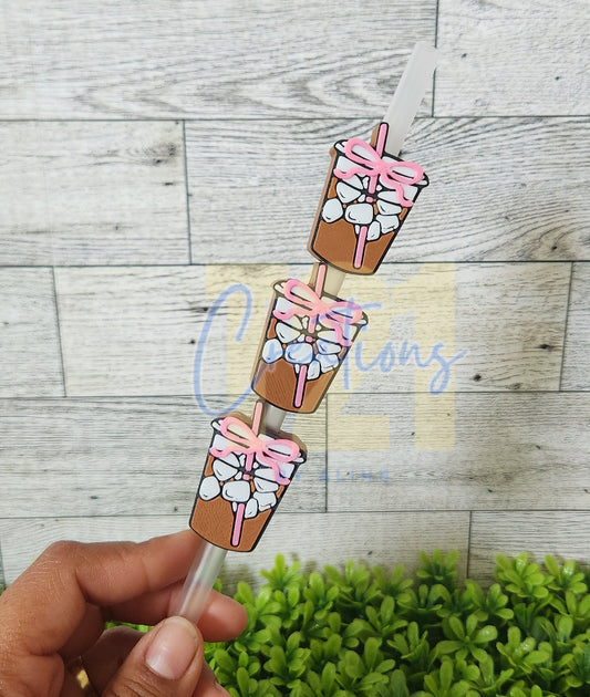 ICED COFFEE STRAW TOPPER