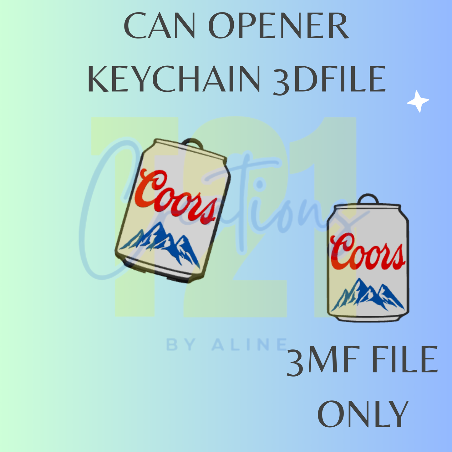 BEER 2 CAN OPENER 3MF FILE