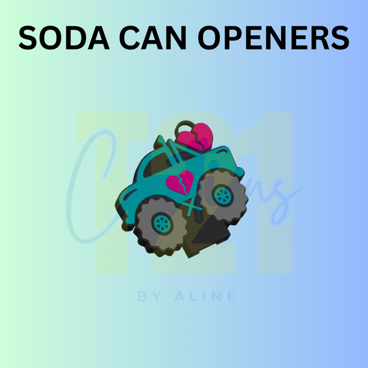 GIRL TRUCK SODA CAN OPENER KEYCHAIN