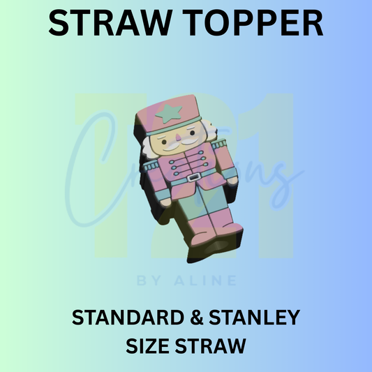 NUTCRACKER STRAW TOPPER