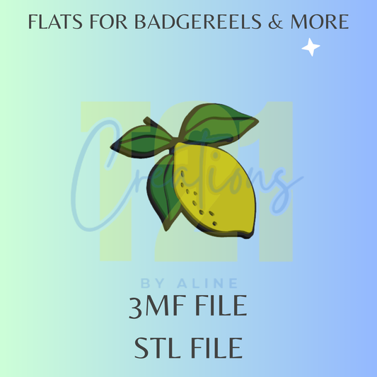 LEMON FLAT STL FILE
