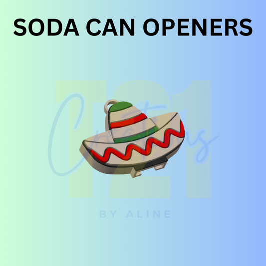 SOMBRERO SODA CAN OPENER KEYCHAIN