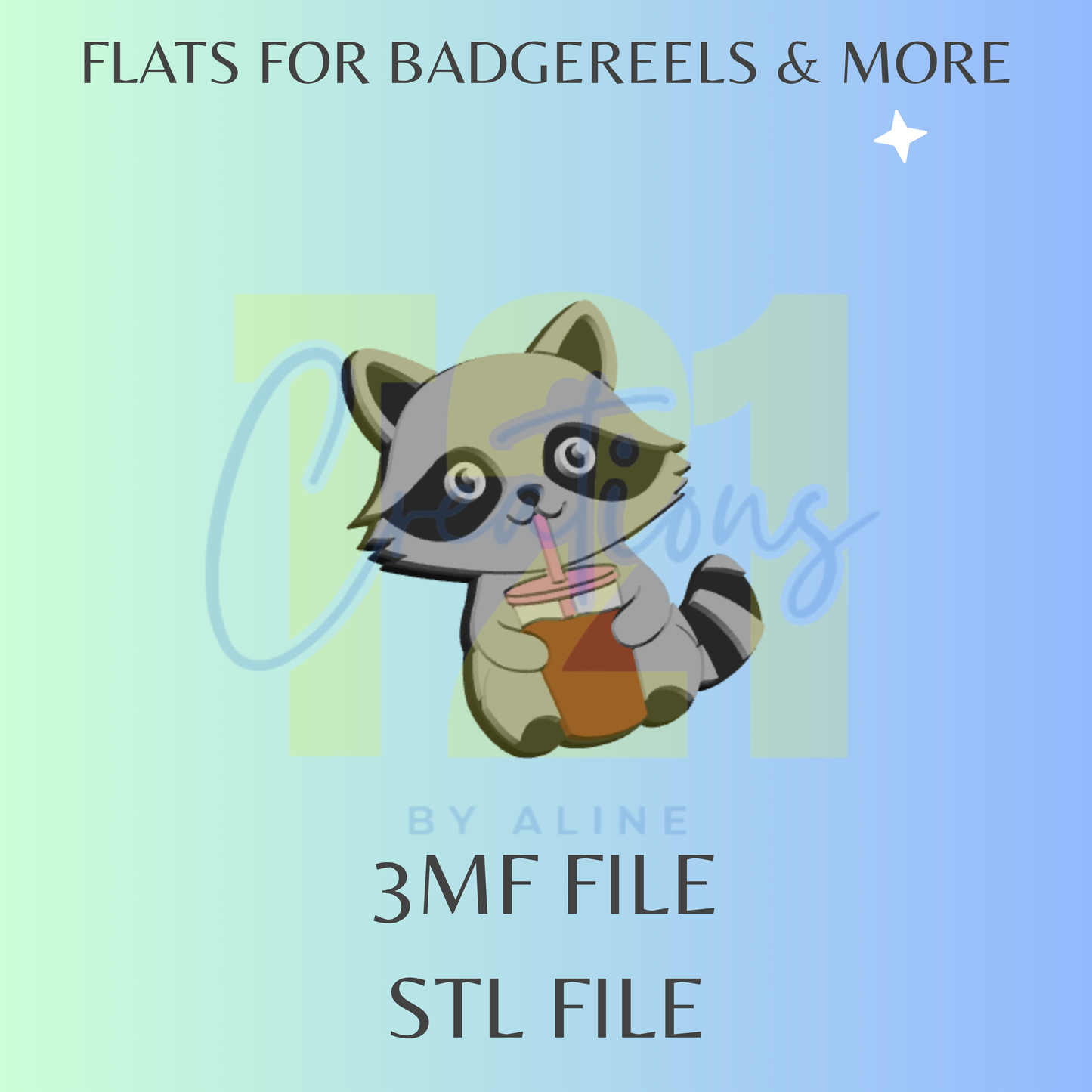 RACOON FLAT STL FILE