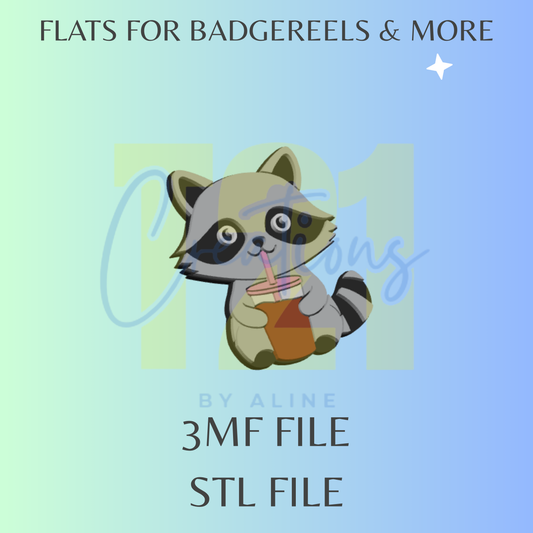 RACOON FLAT STL FILE