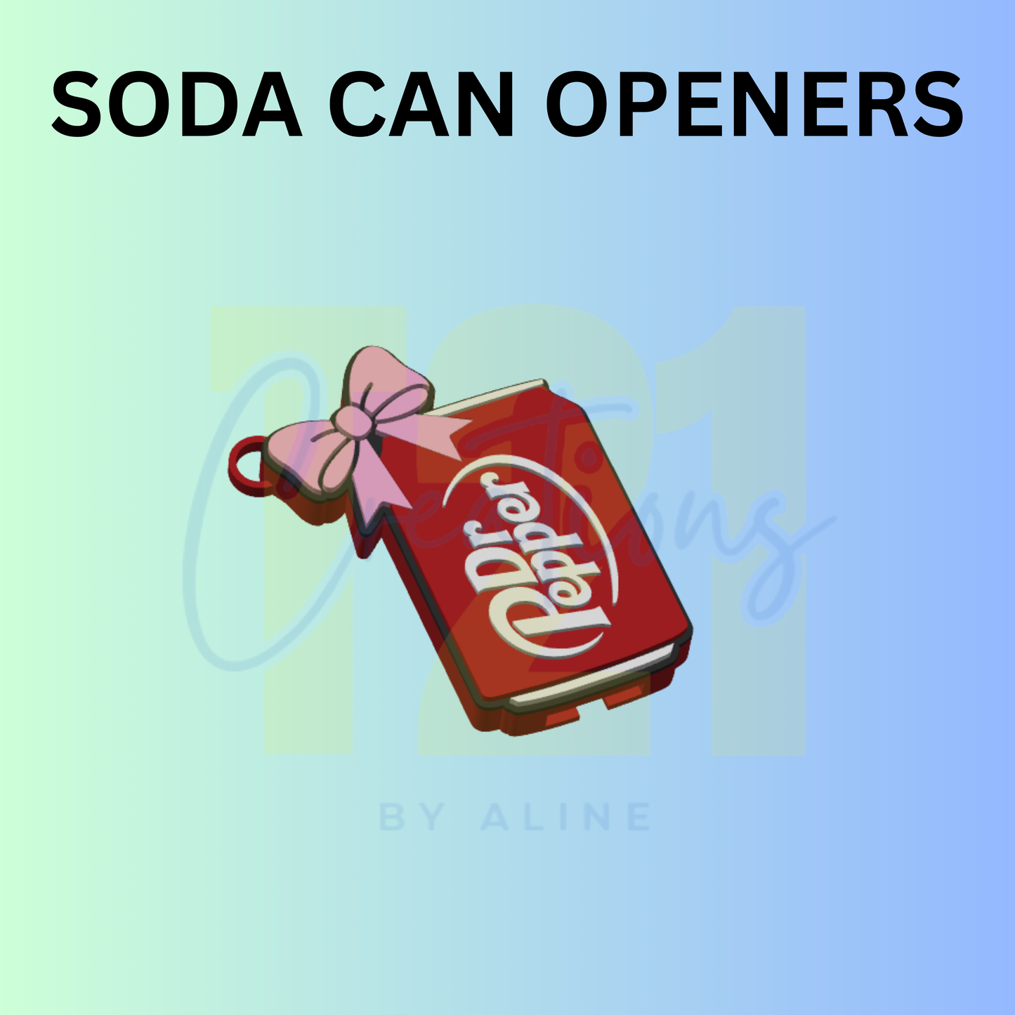 COQUETTE DR P SODA CAN OPENER KEYCHAIN