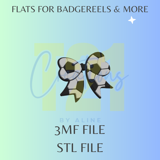 SOCCER BOW FLAT STL FILE