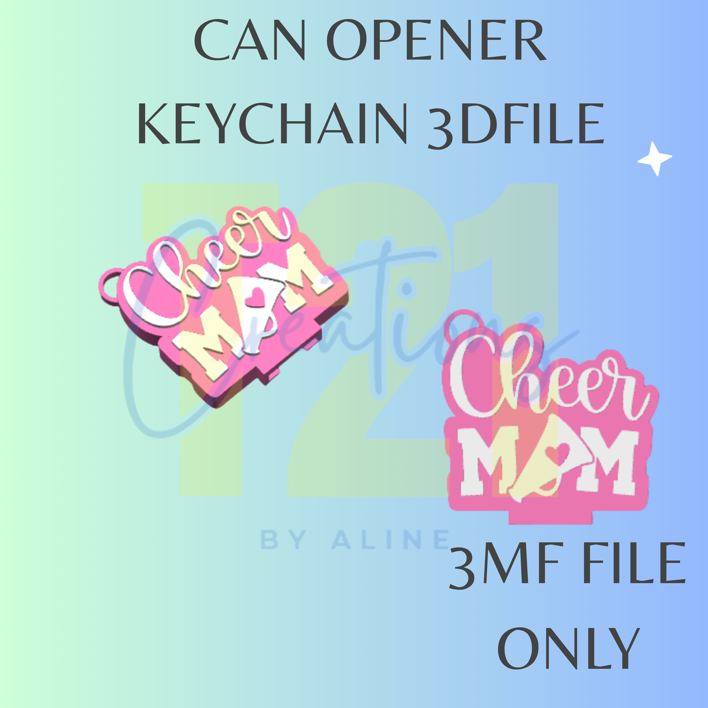 CHEER MOM CAN OPENER 3MF FILE
