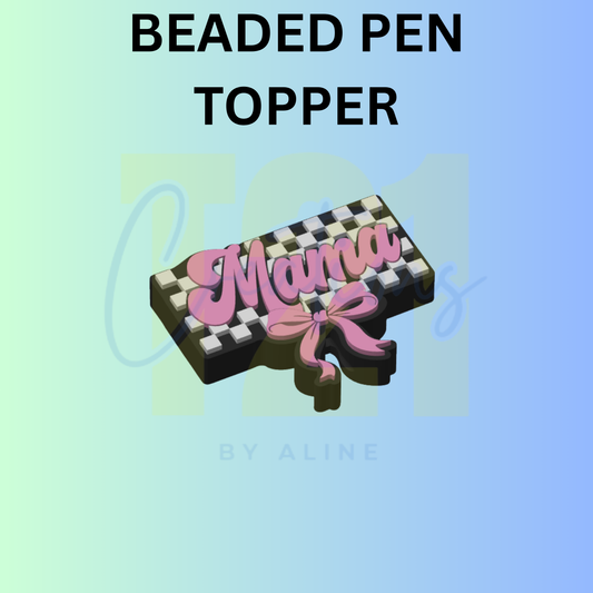 CHECKER MAMA PEN TOPPER