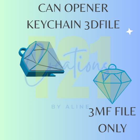 DIAMOND CAN OPENER 3MF FILE