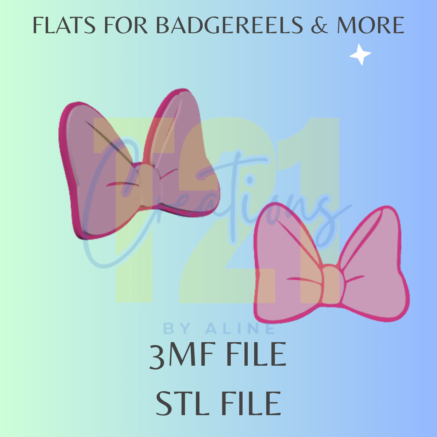 BOW 1 FLAT STL FILE