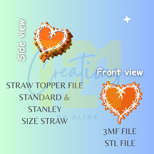 KAROL G STRAW TOPPER STL FILE