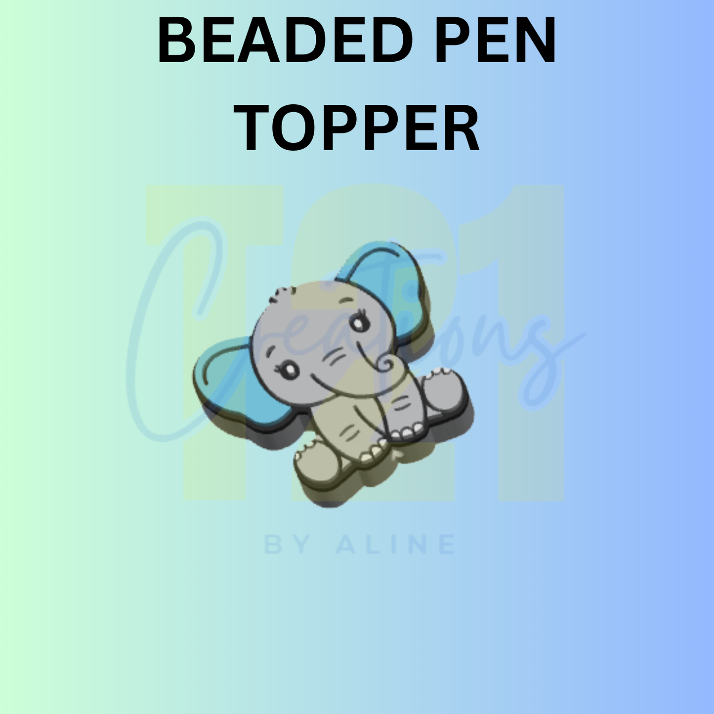 BOY ELEPHANT PEN TOPPER