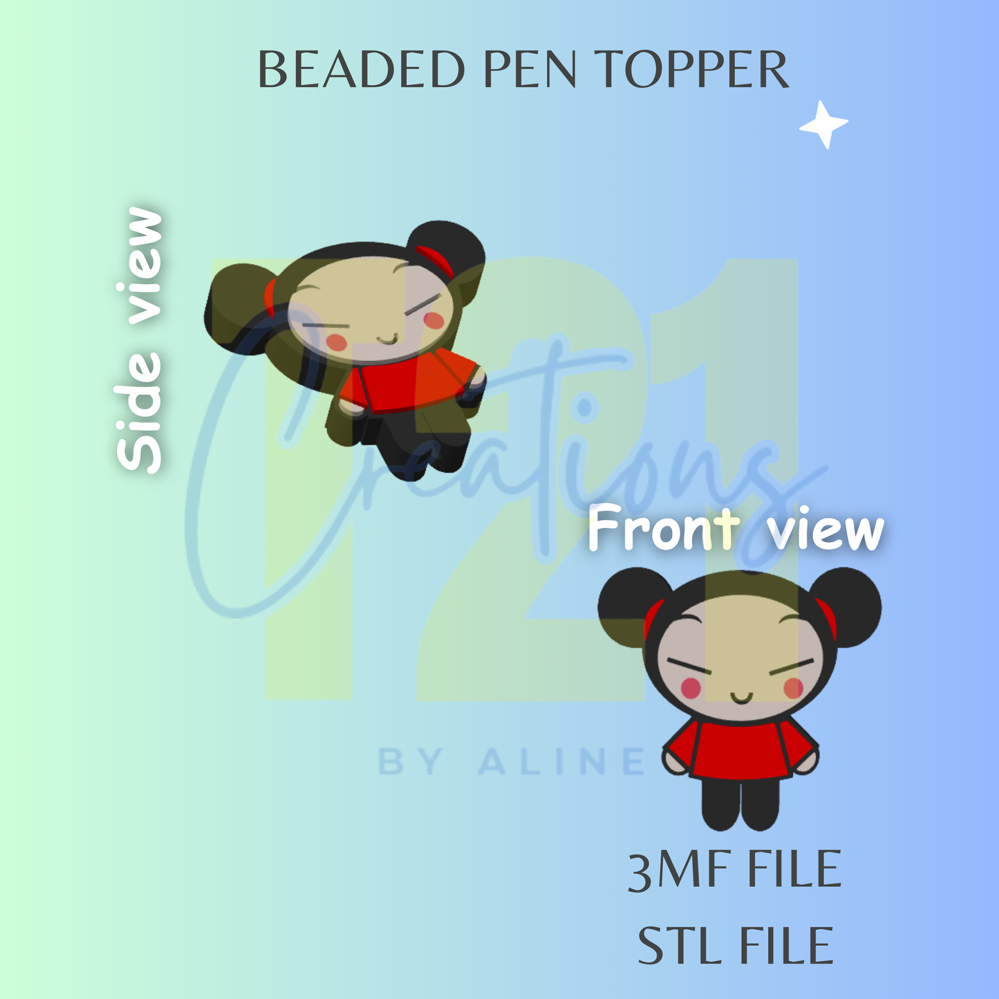 PU-CCA PEN TOPPER STL FILE