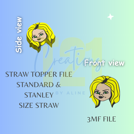TIFFAN-Y MM STRAW TOPPER STL FILE